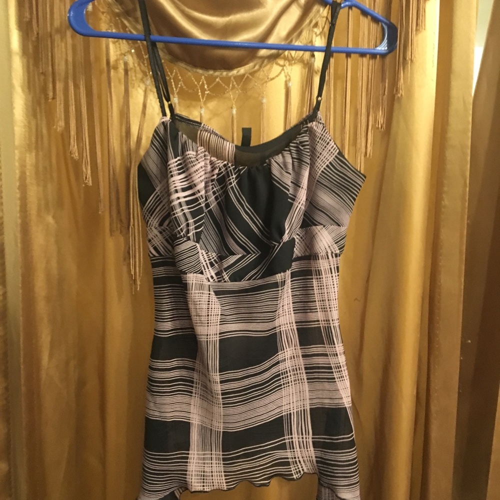 Black and purple tank